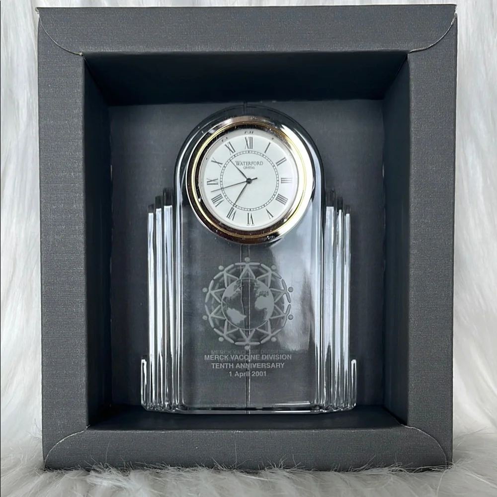 Waterford Crystal Time Piece Art Deco Clock